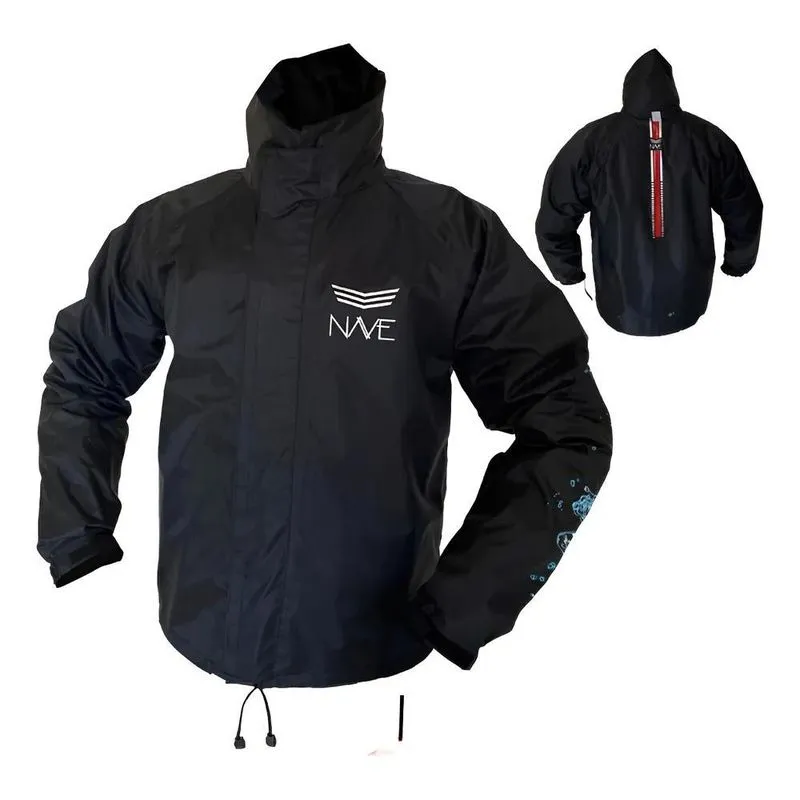 Capa Roupa Chuva Motoqueiro Jaqueta Avulsa Impermeável Preto