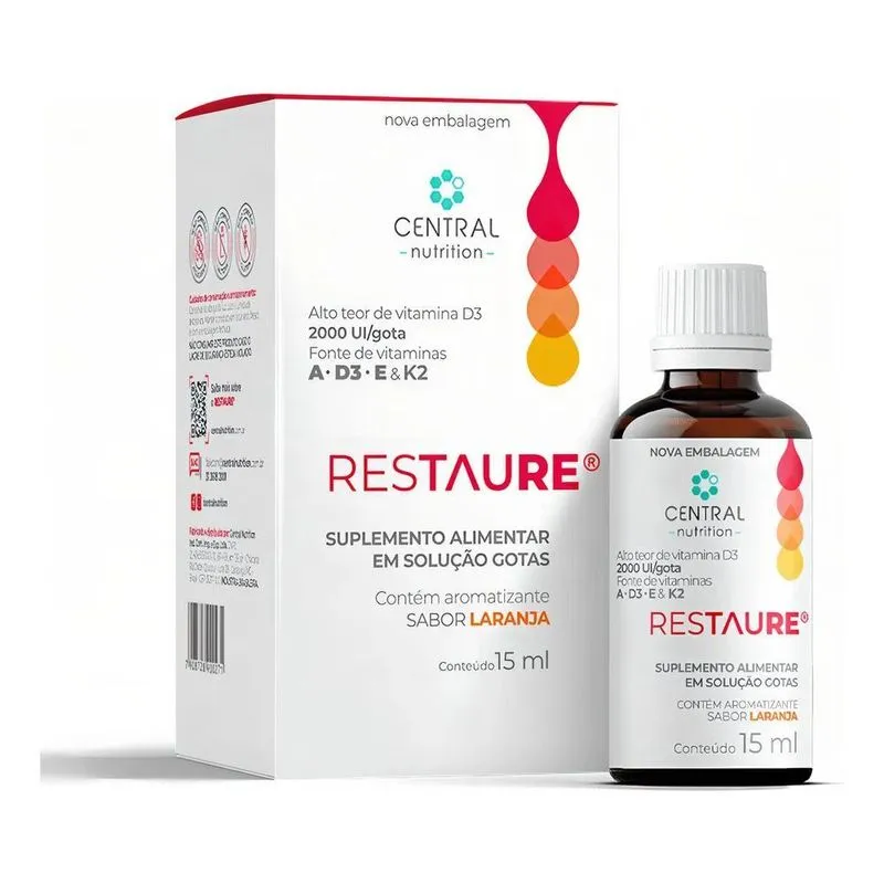 Restaure - Gotas - 15ml - Central Nutrition Vitaminas A D3