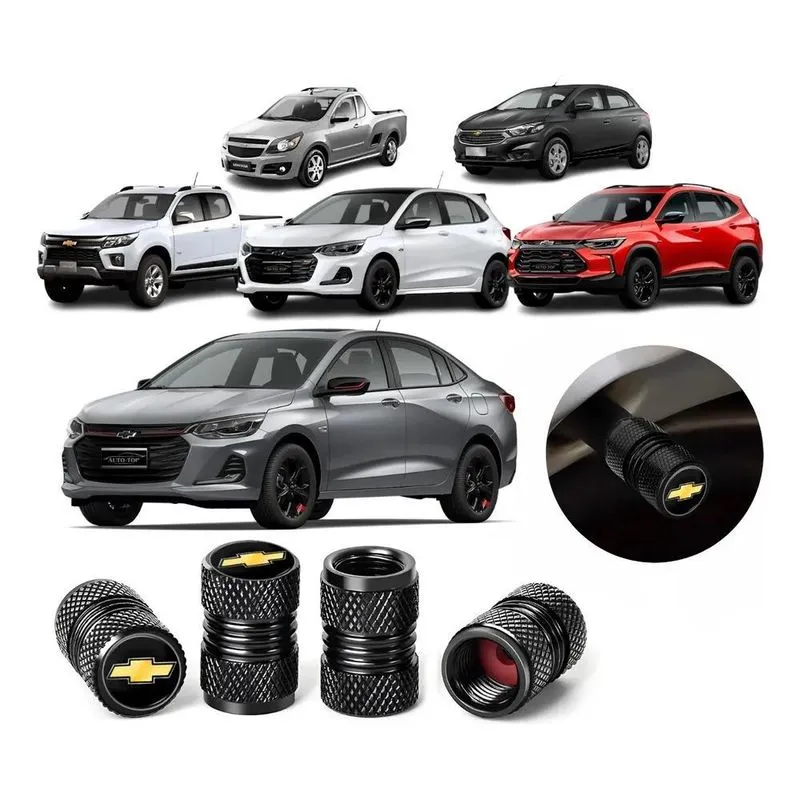 Tampa Bico Pneu Valvula Pneu Universal Carros Chevrolet