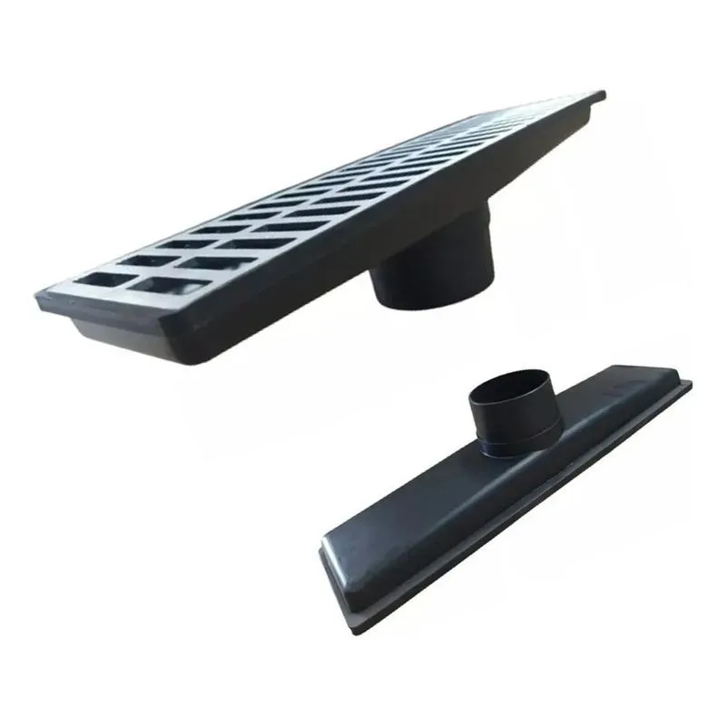 10x Ralo Linear 15x50 Caixa Coletora De Agua Pluvial + Anti
