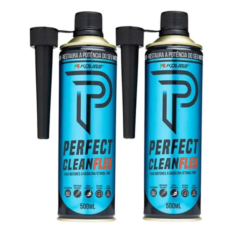 10x Kit 2 Perfect Clean Motores Flex / Gasolina / Álcool -
