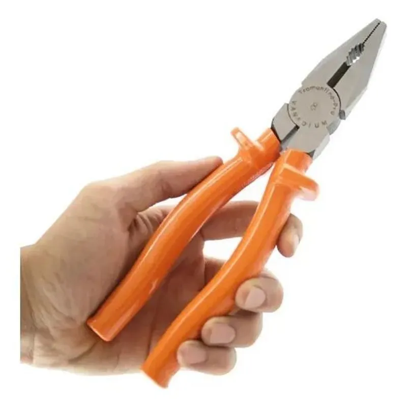 10x Alicate Universal Isolado 1.000v 8 44000108 Laranja Tr