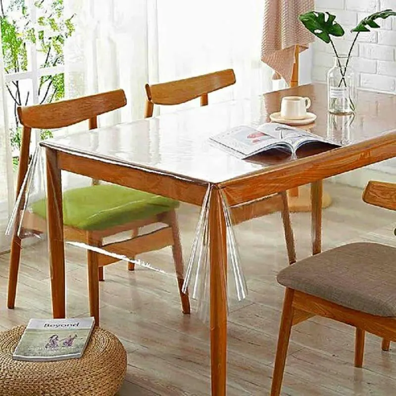 10x Vida Pratika Toalha De Mesa Plastico Transparente 2,10