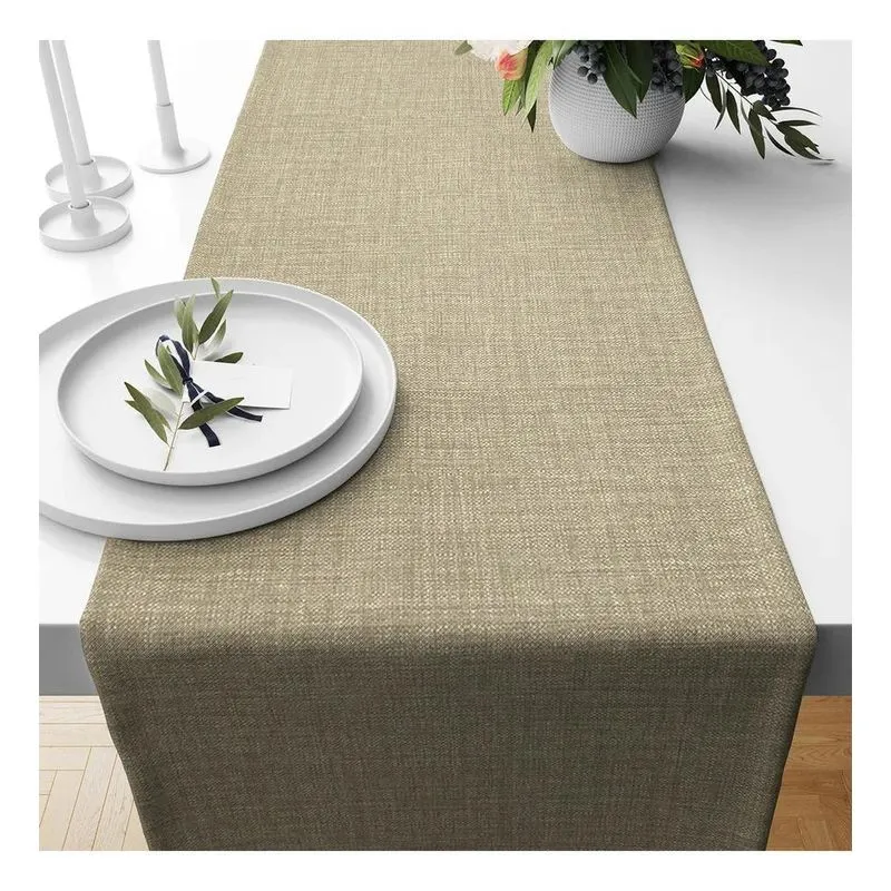 10x 1 Caminho Trilho Mesa Impermeável Pvc Nápoli Fendi 42x1