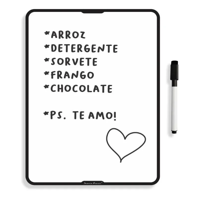 10x Imã Lousa Para Geladeira Lembretes/recados/anotaçoes Of