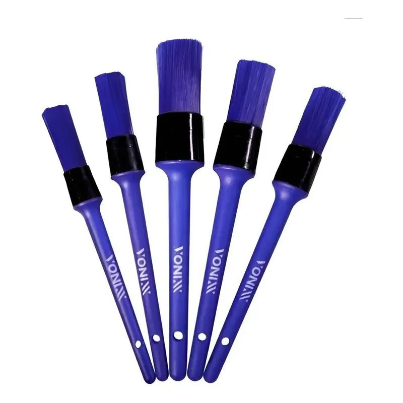 Kit 5 Pincéis Para Detalhamento Externo Automotivo Vonixx