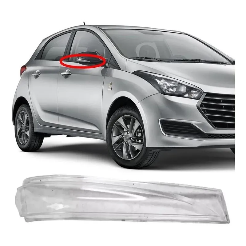 Lente Pisca Seta Retrovisor Hb20 Hb20s 2013 a 2017 20 Esquer
