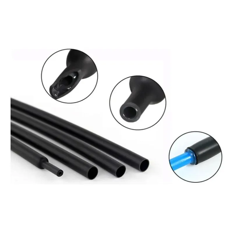 Kit Termo Retrátil Com Cola Interna 3mm 6mm 9mm 12mm 1 Metro