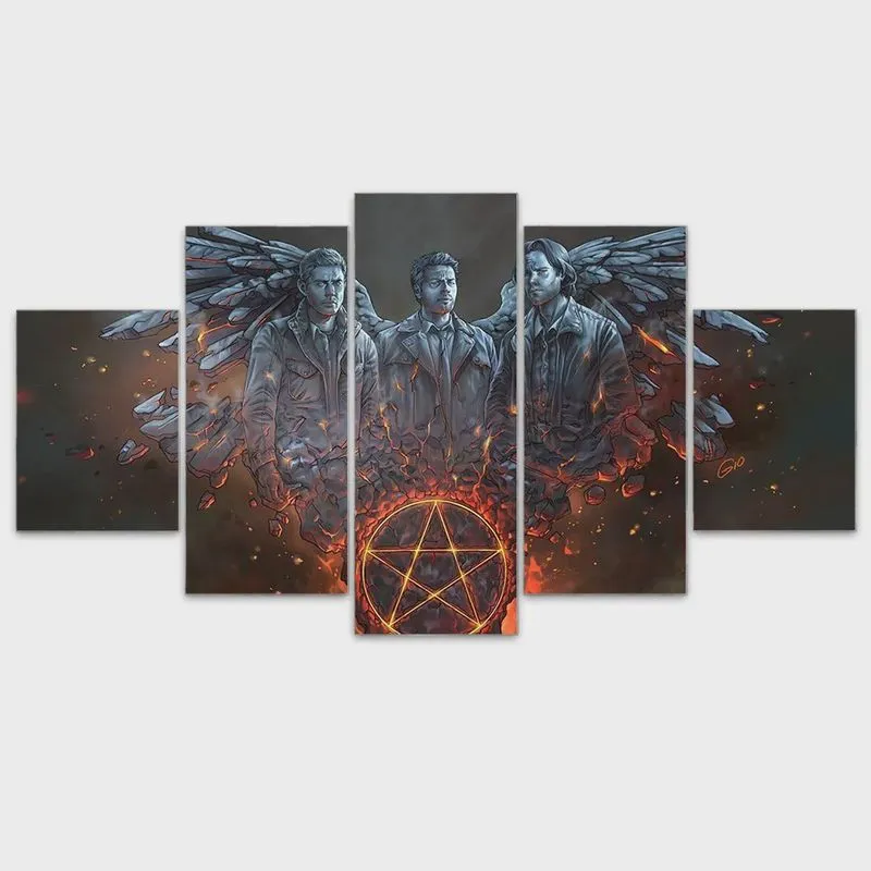 Quadro Decorativo em Mosaico mdf Supernatural 115x60cm