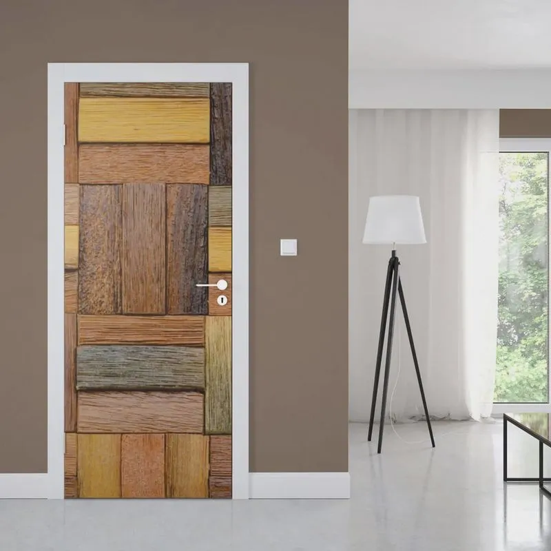 Adesivo de Porta Madeiras Modelo 03