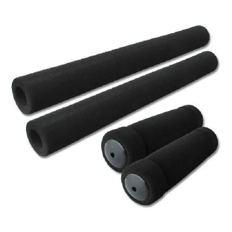 5x Manopla Bike Espuma Moto Guidão Beach Tubete Jogo 4 Peças
