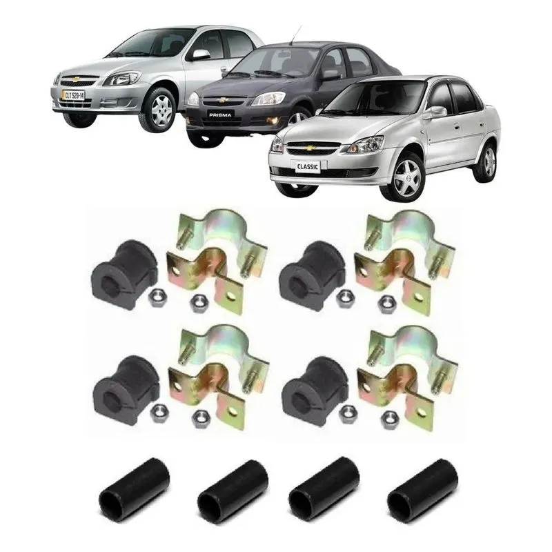 2x Kit Bucha Barra Estabilizadora Dianteira Corsa 1998 99 20
