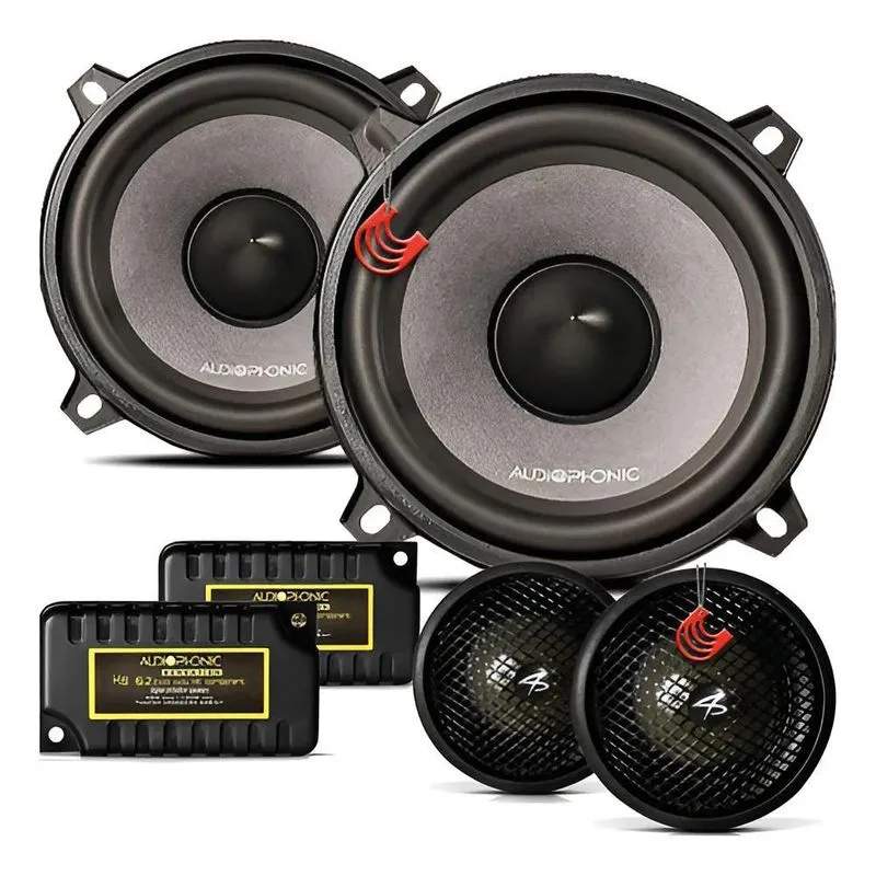 Kit Duas Vias 5 Polegadas Audiophonic Sensation Ks 525 220w
