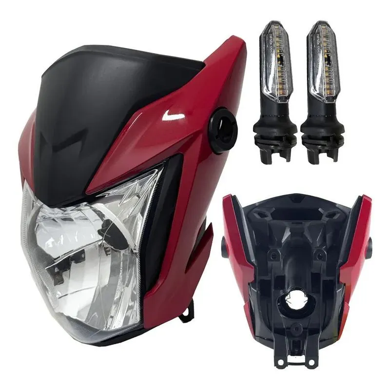 Kit Farol Pisca Aranha Ca Vermelho Perolizado Ano 2022 E 202
