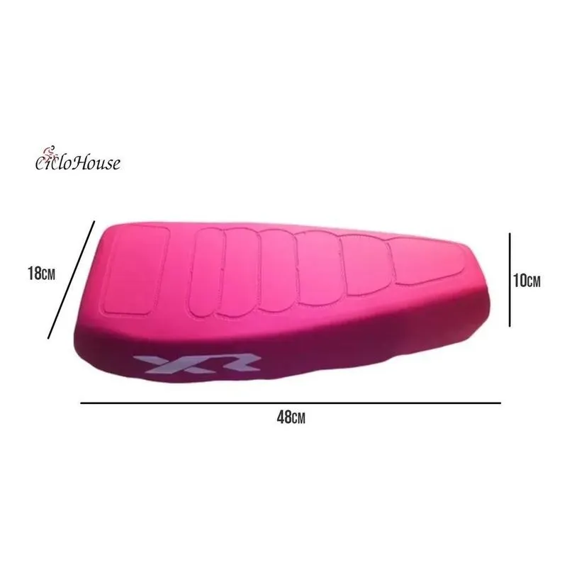 Banco De Mobilete Caloi Xr(costura Egipcia Rosa