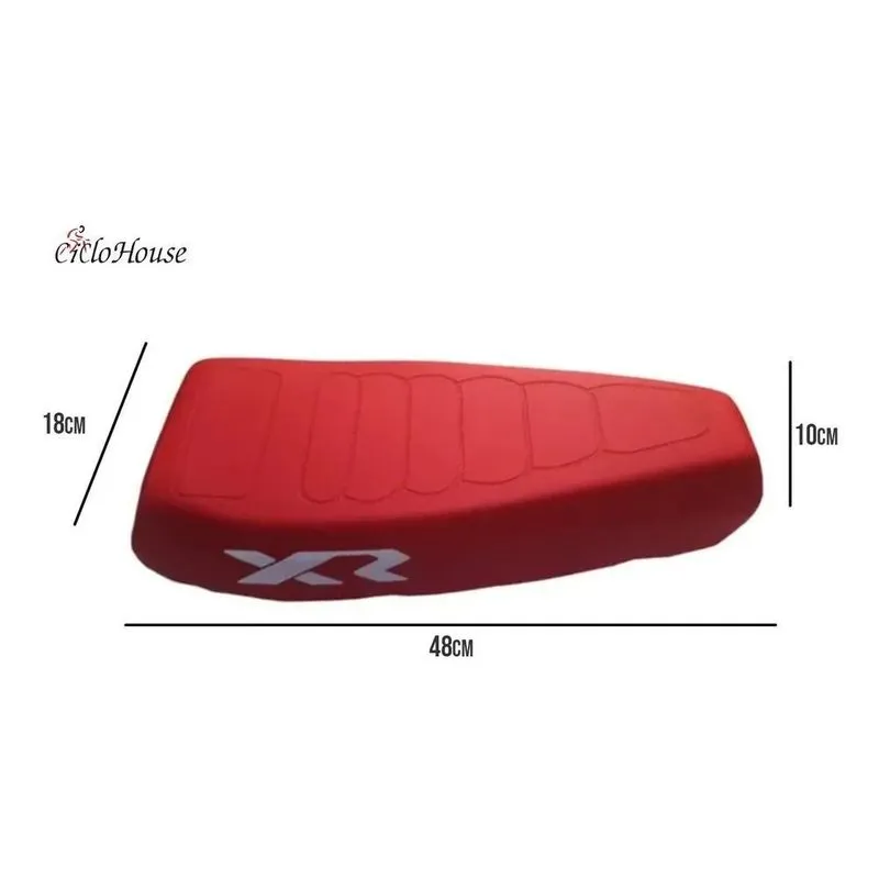 Banco De Mobilete Caloi Xr(costura Egi Vermelho