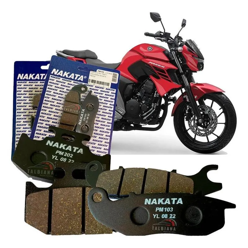 Kit Pastilha De Freio Fazer 250 Fz 2024