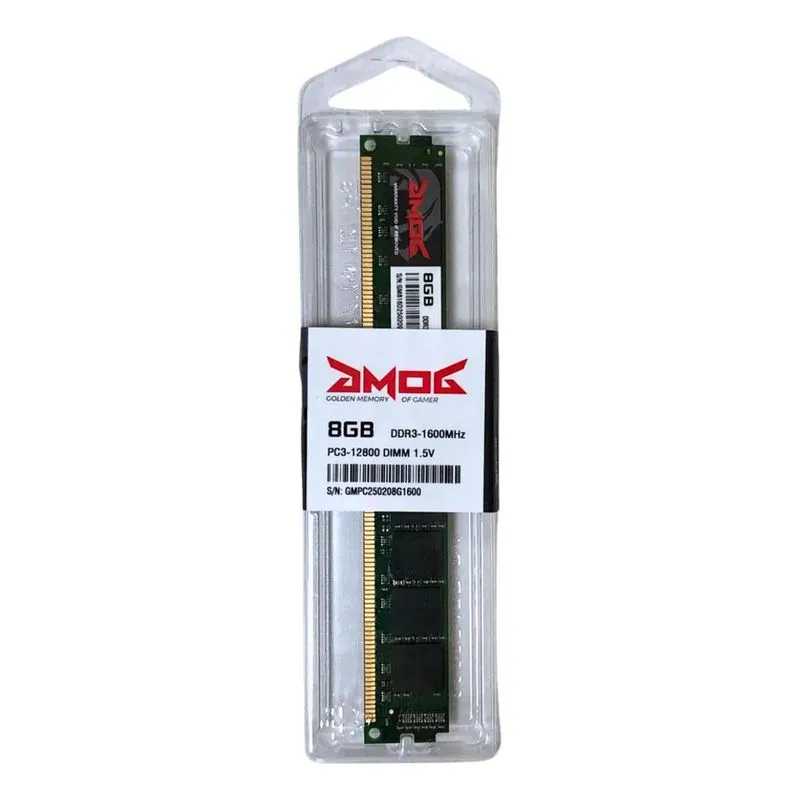 10x Memória Ddr3 8gb 1600mhz Cl11 Golden Memory - Gmpc24050
