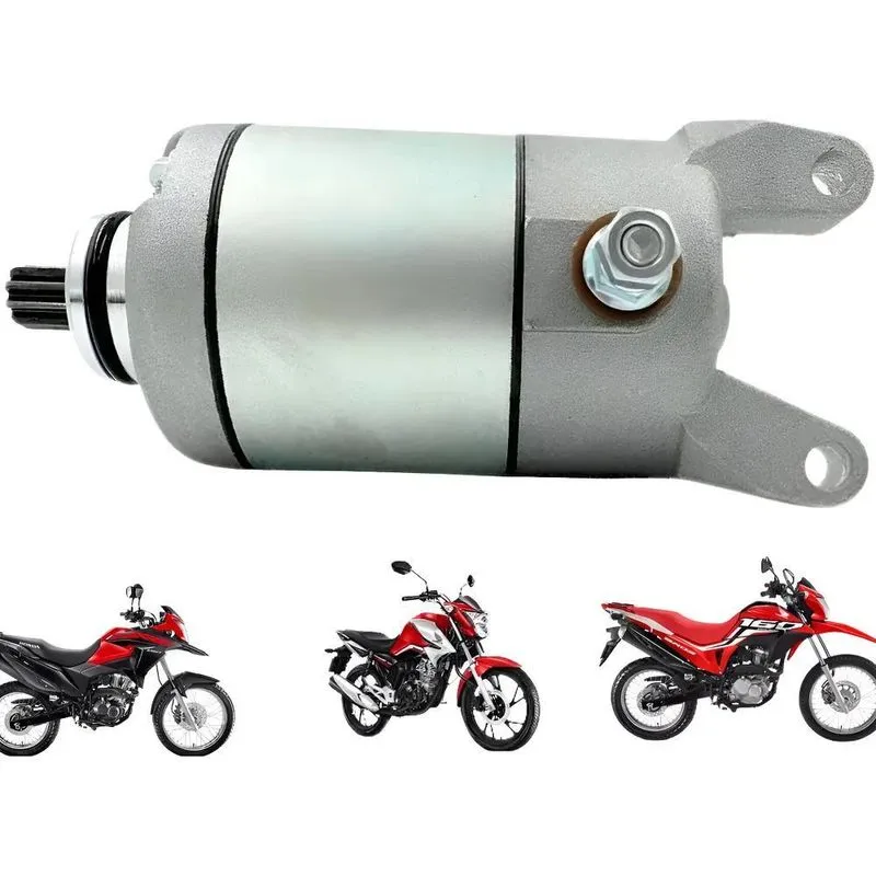 Motor Partida Arranque Fan Titan Start Bros Cg 160 Xre 190