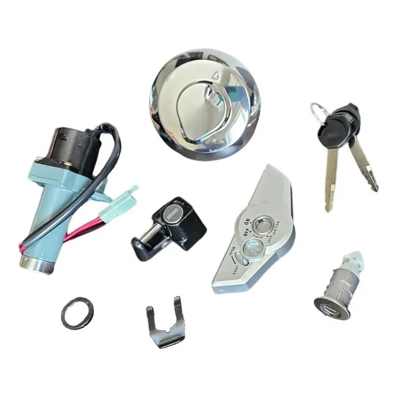 Kit Chave Ignição Cg Titan 150 2004 Á 2008 5 Peças 1linha