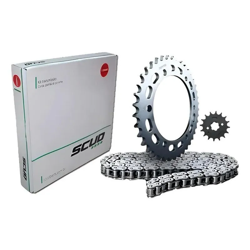 Kit Relação Bros 160 Xre 190 Transmissão Aço 1045 Scud Coroa