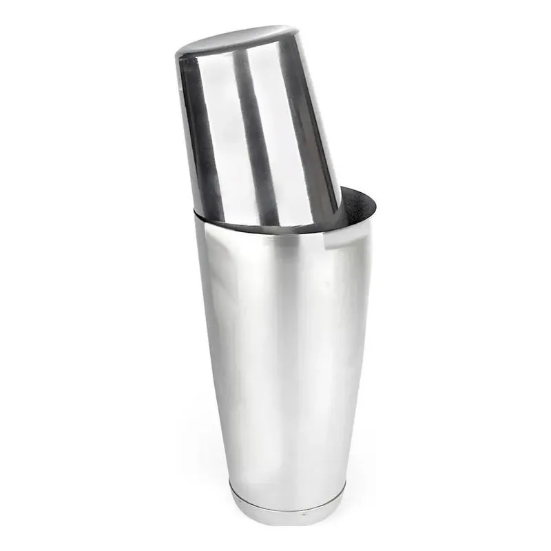 10x Kit Coqueteleira Profissional Boston 820 Ml Inox Com Pe