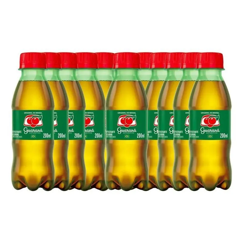 Refrigerante Guaraná Antarctica Pet 200ml (12 Unidades)