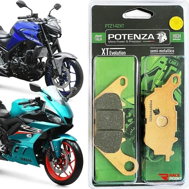 Kit Pastilha De Freio Traseiro Potenza Yamaha Mt Mt03 Yzf R3
