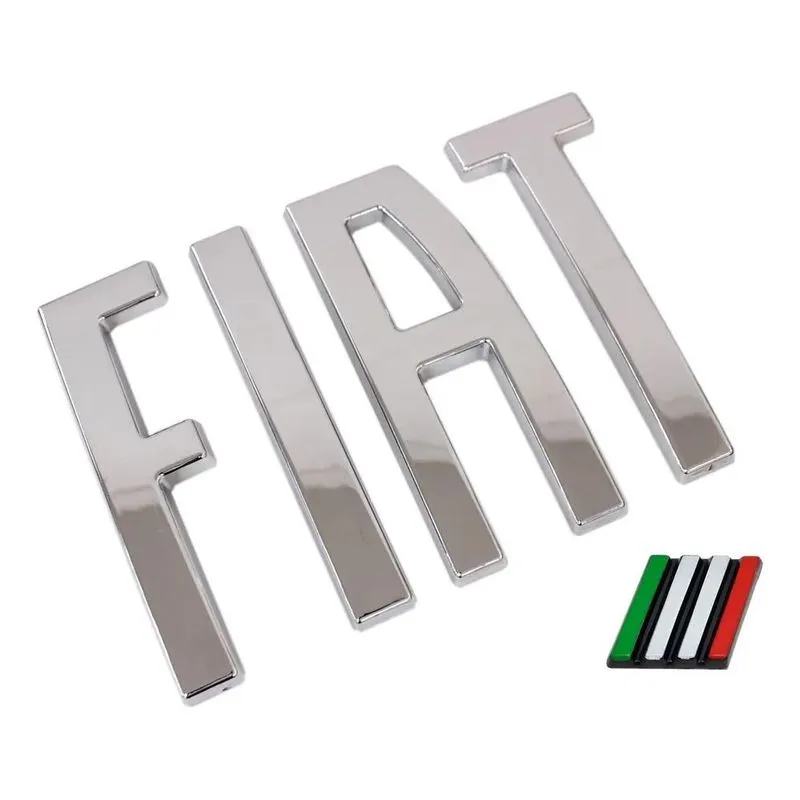 Emblema Cromado Grade Fiat Argo Cronos Mobi + Italia 2021/22