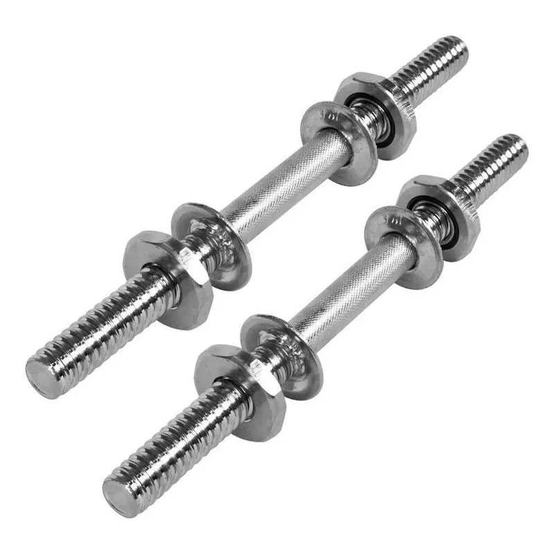 Par De Halteres Barra 40cm Com Rosca Dumbell Peso De Academi
