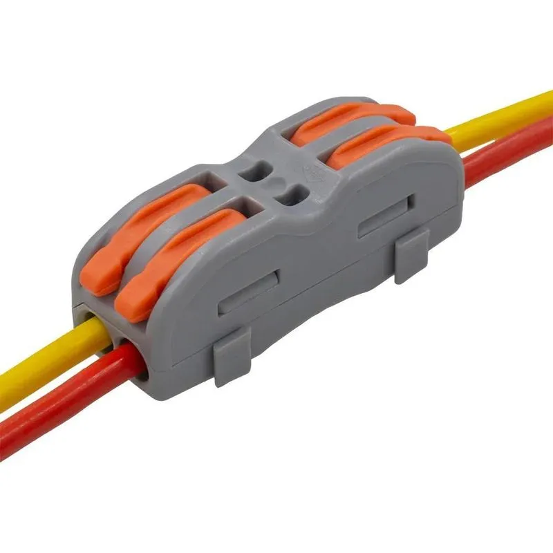 10x Conector Rápido Emenda Fios Cabo Inline Mola 2 Vias 32a