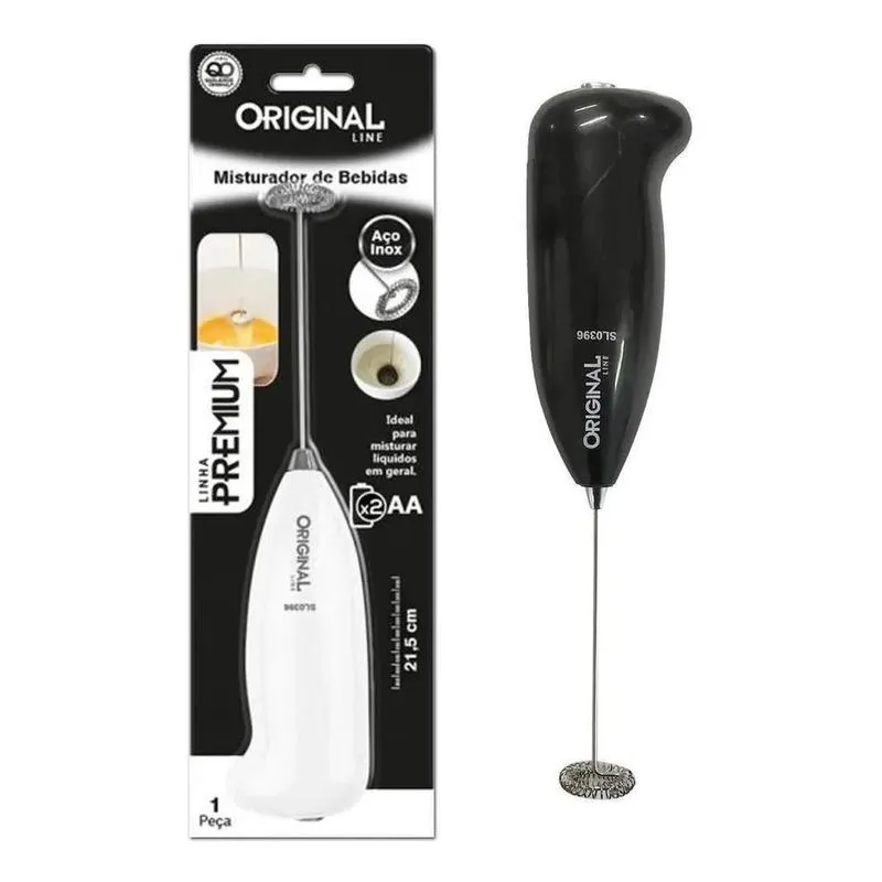 5x Mini Mixer Misturador De Bebidas Portátil Elétrico Cor Ou