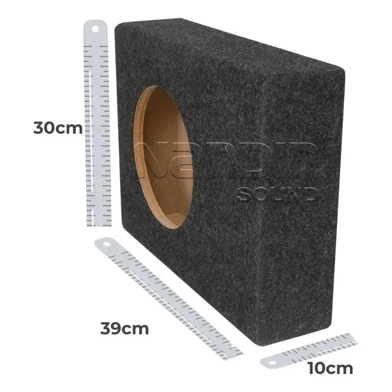 Caixa Alto Falante Subwoofer 8 Polegadas Slim Nandin Selada
