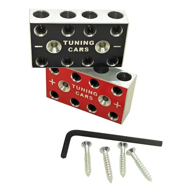 Bloco Distribuidor TC 4x4 8 Vias Barramento Fixa Até 70mm Par