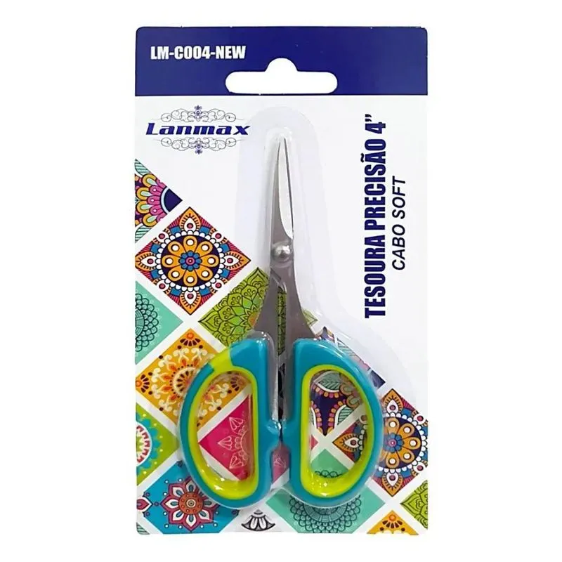 10x Tesoura Precisão Cabo Soft Patchwork Artesanato 4 - 10