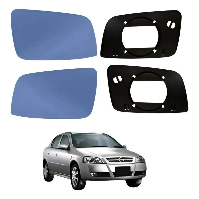 Par De Lente Azul Base Envelopada Retrovisor Astra 99/11