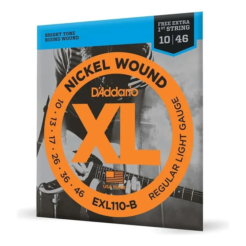 3x Encordoamento Daddario 010 Guitarra Exl110-b Nfe