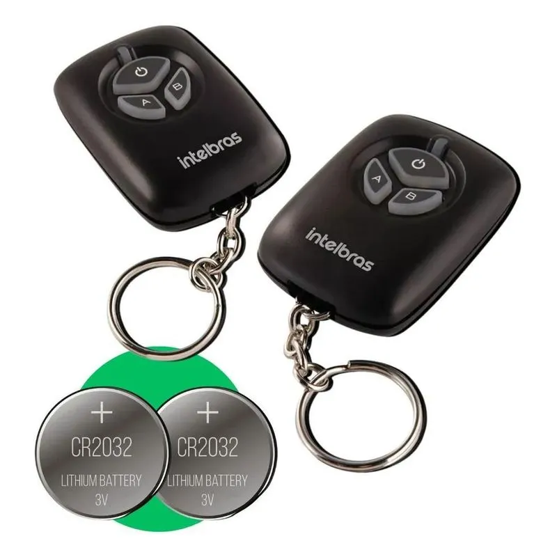 2x Controle Remoto Alarme Intelbras Xac 2000 - 2 Unidades.