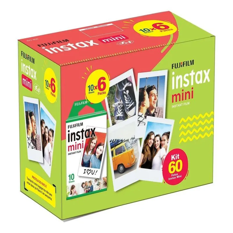 Filme Instax Mini Pack Com 60 Poses