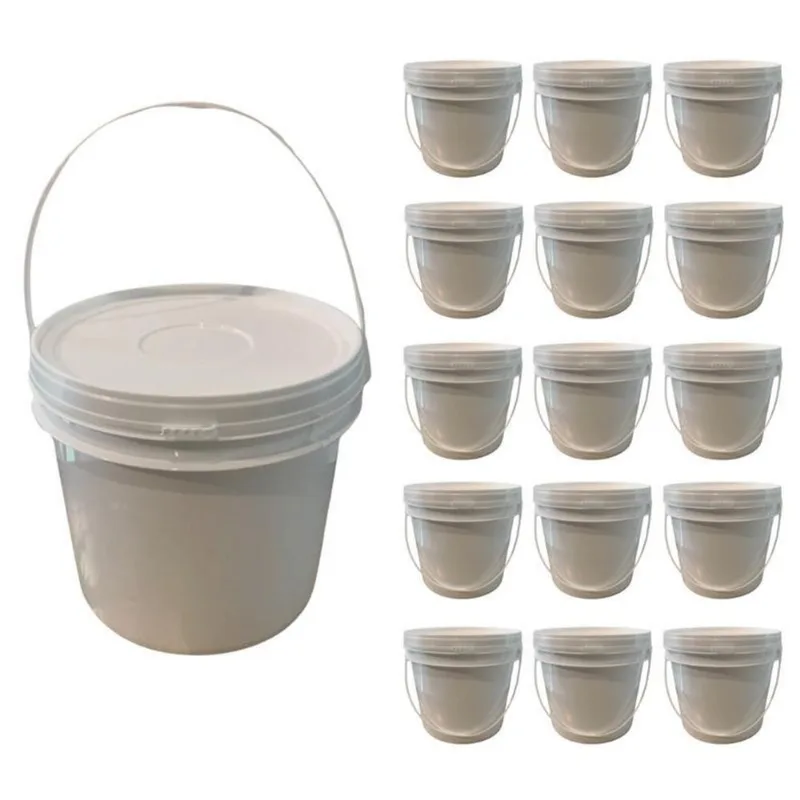 Balde Para Pipoca De 2.2l Branco Lacre 15 Pçs