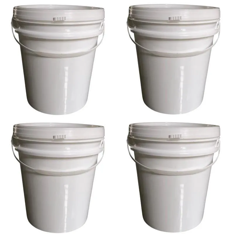 Balde 5L Para Ãlcool 4 Pçs