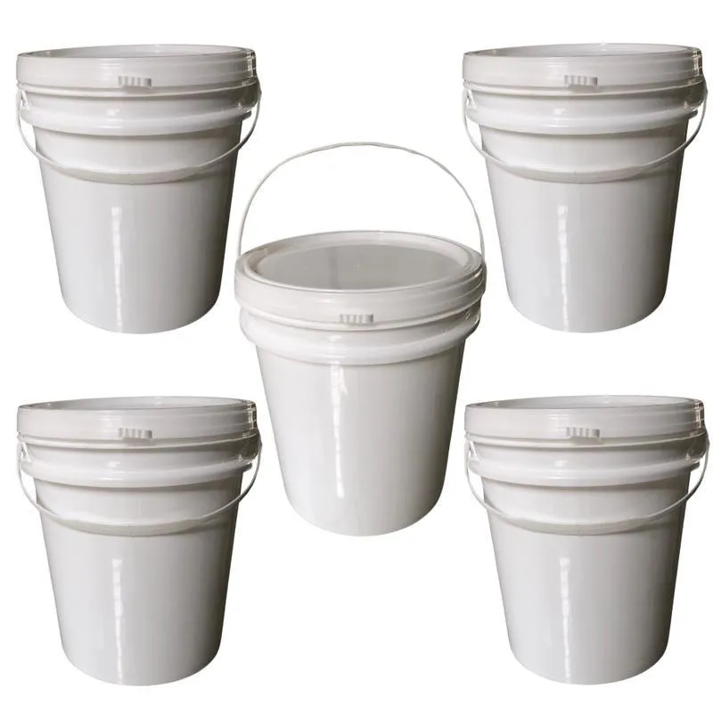 Balde Para Reciclar Oleo 5l Com Tampa 5 Pçs