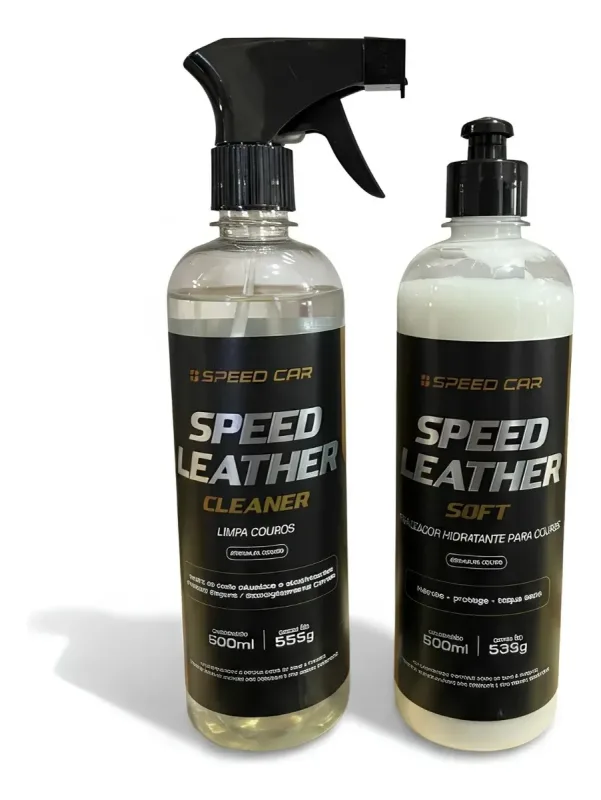 Kit Limpeza E Hidratante De Couro Automotivo Premium Banco