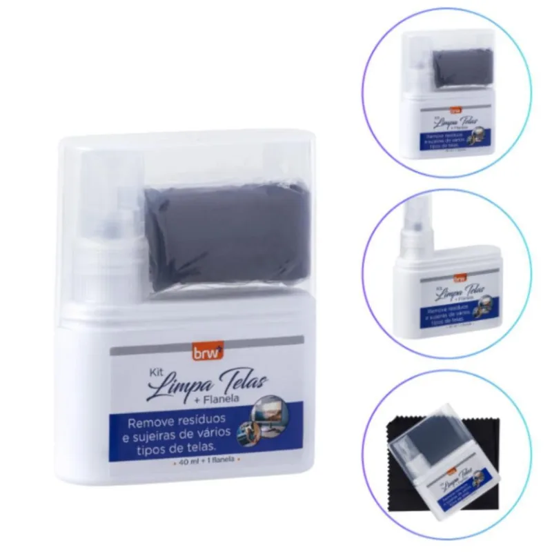 Spray Limpa Telas + Flanela 40ml Li1001 - Brw 1 Unidade