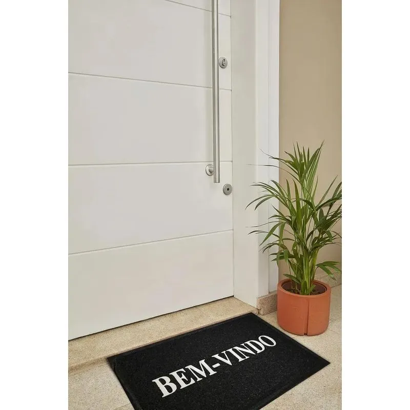 2x Tapete Capacho Bem-vindo -60cmx40cm -decoração, Casa, Por