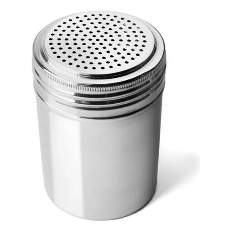 3x Dispenser De Sal E Temperos Atualle Inox 320ml Hamburguer
