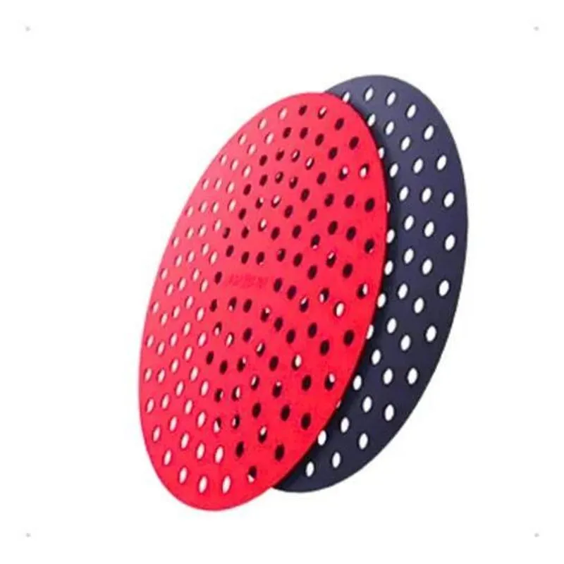 2x Tapete Protetor Silicone Redondo Air Fryer Fritadeira 19x