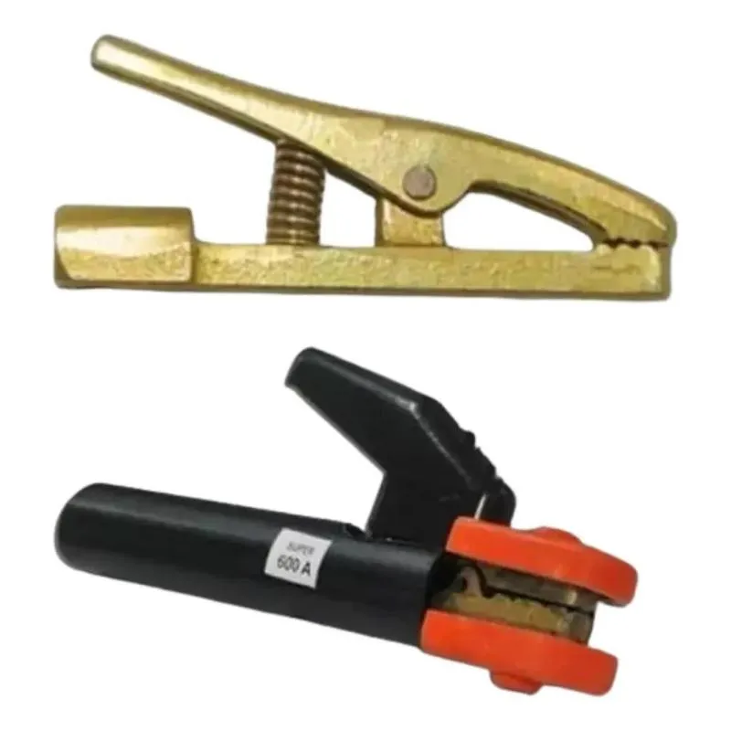 5x Alicate Porta Eletrodo 600a Garra Negativa 500a Profissio
