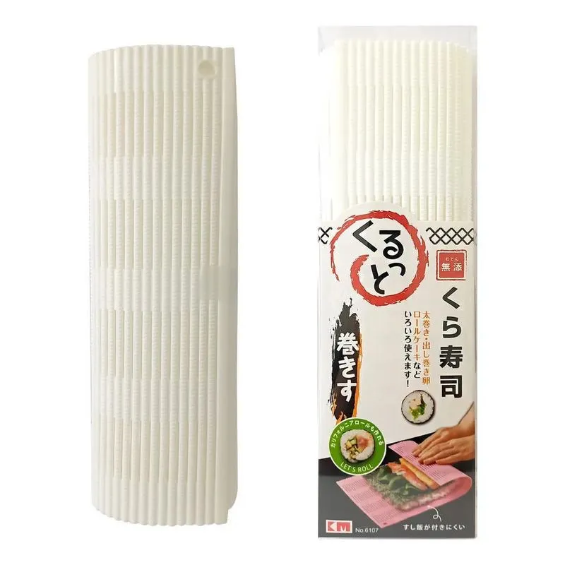 Esteira De Silicone 30 Cm Profissional Branca Para Sushi