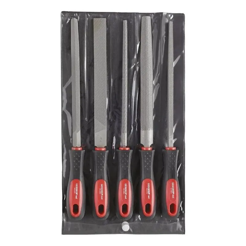 10x Jogo Lima Com Cabo 5 Peças 8 Polegas Gedore Red R930000